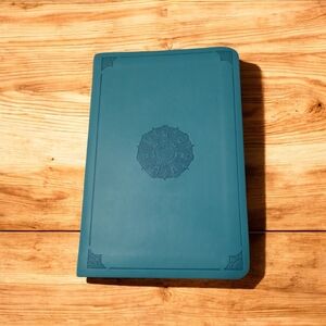 Bible Teal Embossed NWOT